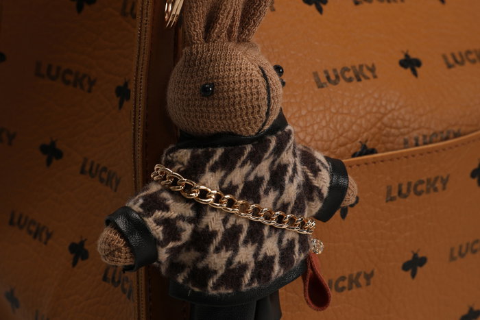 Lucky Bees Bolso Tote Mostaza